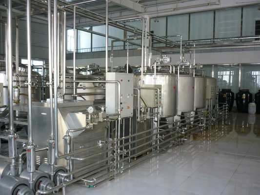 Línea de producción de leche de soja de 1000L/H totalmente automática y de diseño variable Velocidad variable