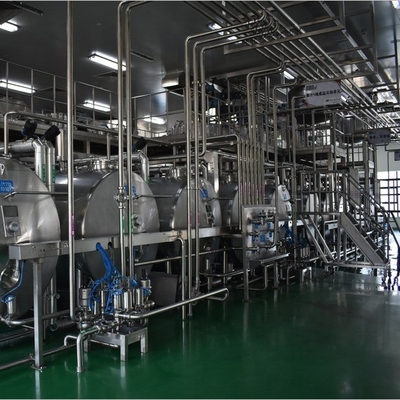 Línea automática de procesamiento de leche de arroz de 5000 b/h con paquete de botellas