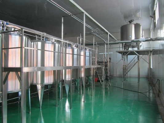 Línea automática de procesamiento de leche de arroz de 5000 b/h con paquete de botellas