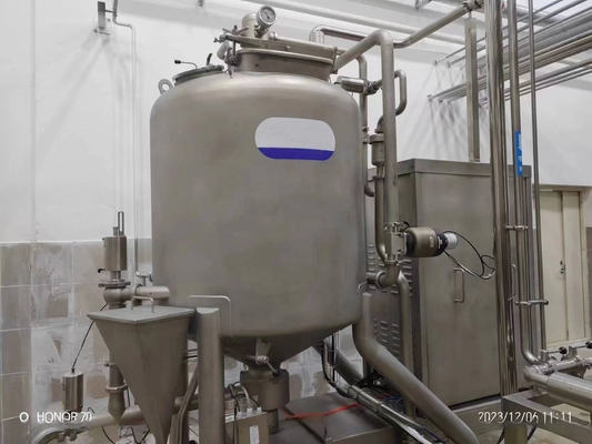 Materia prima de leche fresca Sistema de secado de leche entera para la línea de producción de leche en polvo para bebés