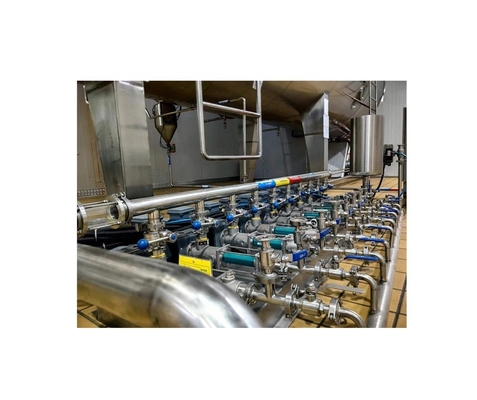 Línea de procesamiento de leche de vaca en polvo para producción de proyecto llave en mano de voltaje personalizado 2000 KG
