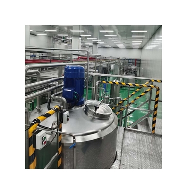 Línea de producción de salsa de tomate de 300 kg impulsada por la máquina de procesamiento de pasta de tomate fresco