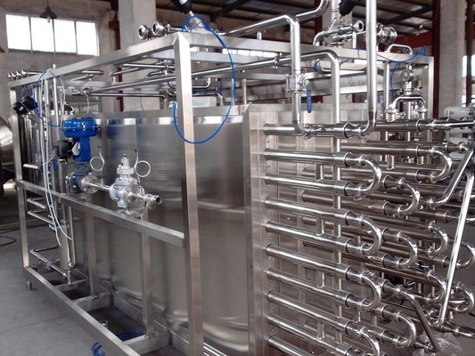 Esterilizador Máquina de termificación de leche tubular de 6000L/H UHT totalmente automática para leche de caballo