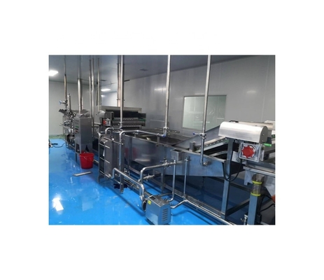 Granjas Inmersión en agua Jar continuo puede botella de jugo pasteurizador con capacidad de 1460 KG