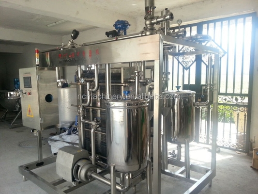 Pasteurizador flash de jarabe de placa versátil de 3000L/H para aplicaciones de procesamiento de jarabe