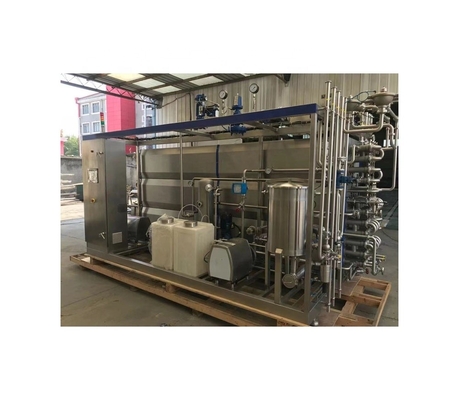 7.5 Kw UHT Esterilizador de leche Pasteurizador tubular con material y rendimiento