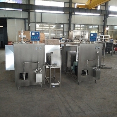 380V/440V Congelador de helados industriales continuos para productos lácteos de 300L/h con piezas de repuesto