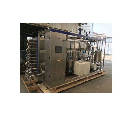 Máquina de pasteurización de leche de 2500 KG Esterilizador tubular UHT con voltaje 380V/440V