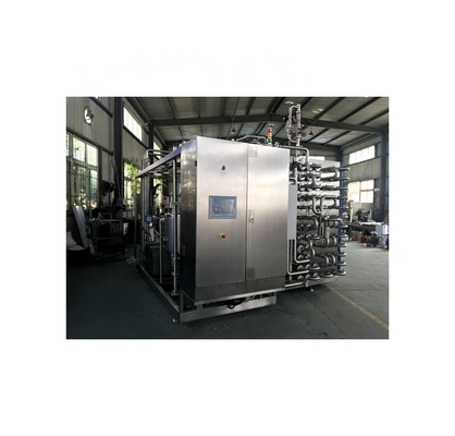 7.5 Kw UHT Esterilizador de jugo Máquina de esterilización tubular con PLC