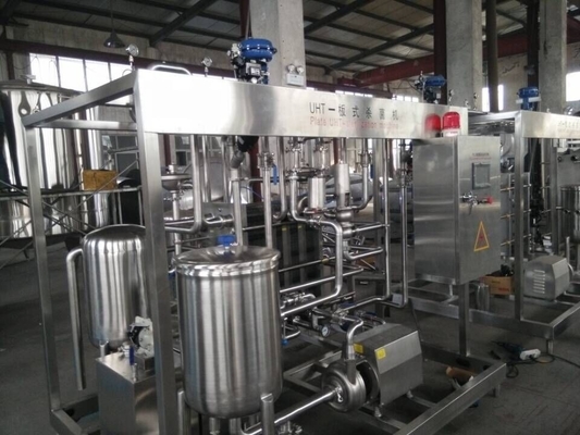 Máquina de pasteurización de leche de 1000L/H con temperatura de esterilización de 115-135 grados