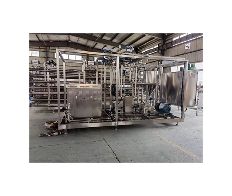 Máquina de pasteurización por tubo en tubo para pasta de tomate a temperatura de entrada de 20-30 °C