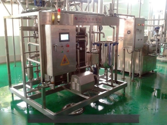 Máquina de pasteurización de leche de 1000L/H con temperatura de esterilización de 115-135 grados