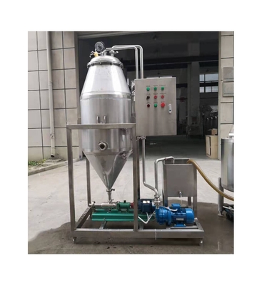 2.5-15kw Tanque de desgaste al vacío para la desaireación de bebidas lácteas en plantas de fabricación