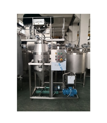 2.5-15kw Tanque de desgaste al vacío para la desaireación de bebidas lácteas en plantas de fabricación