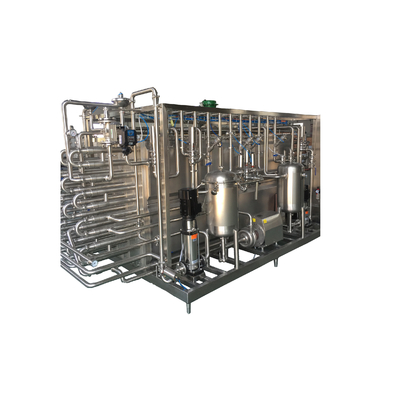 Esterilizador de leche UHT aséptico de tipo tuboso totalmente automático de 6000L/H para procesamiento de leche