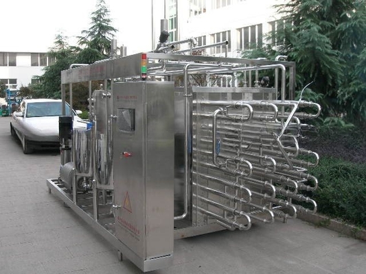 Esterilizador de leche UHT aséptico de tipo tuboso totalmente automático de 6000L/H para procesamiento de leche