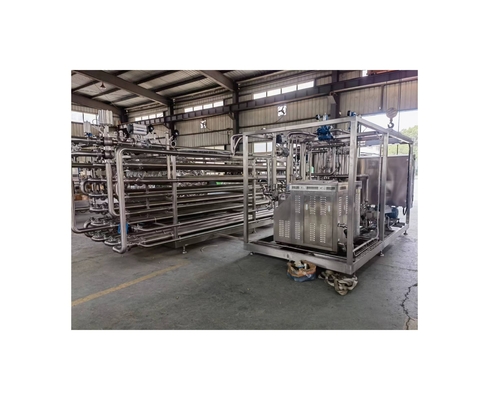 Tomate Puree Mango Concentrate Pulp Tube in Tube Sterilizer con temperatura de entrada de 20 a 30 °C