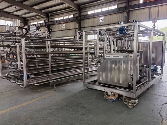 Tomate Puree Mango Concentrate Pulp Tube in Tube Sterilizer con temperatura de entrada de 20 a 30 °C