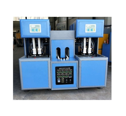 2021 Producción Máquina semiautomática de fabricación de botellas de dos cavidades para moldeo por soplado