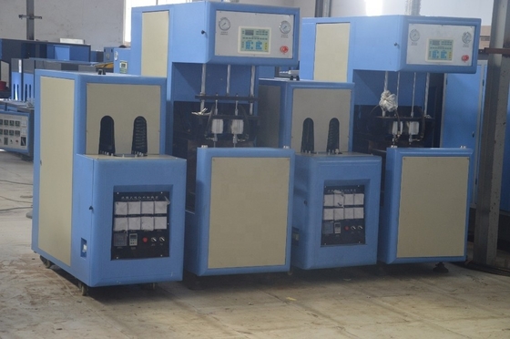 2021 Producción Máquina semiautomática de fabricación de botellas de dos cavidades para moldeo por soplado
