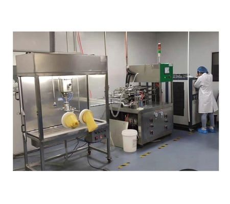 Mini Laboratorio UHT Esterilizador Plantas de producción de leche con 1800*800*1200mm tamaño