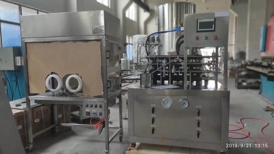 Mini Laboratorio UHT Esterilizador Plantas de producción de leche con 1800*800*1200mm tamaño