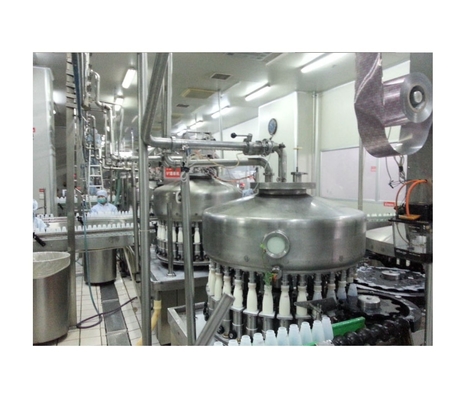 Máquina de producción de leche de soja PLC Línea de procesamiento de leche con sabor con acero inoxidable 304/316L