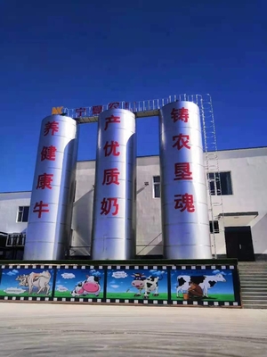 Normas de almacenamiento higiénico Silos refrigerados con agitador e indicador de nivel