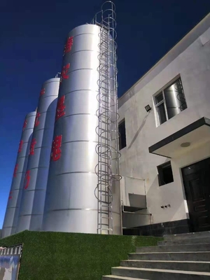 Normas de almacenamiento higiénico Silos refrigerados con agitador e indicador de nivel