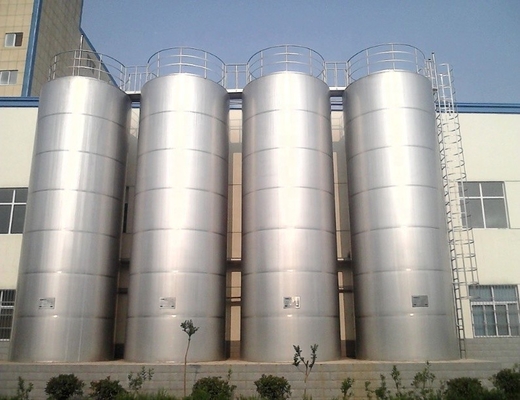 Normas de almacenamiento higiénico Silos refrigerados con agitador e indicador de nivel