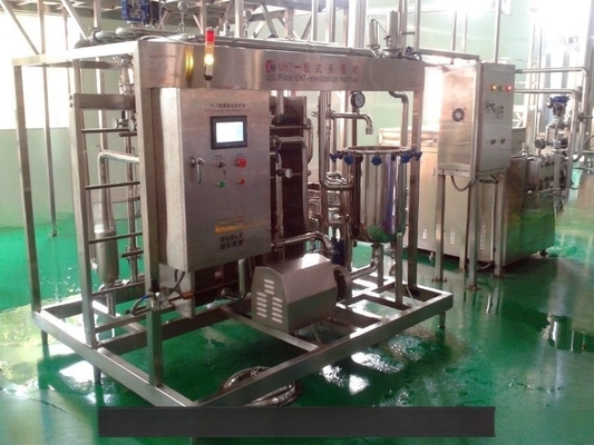 1000L/H Esterilizador de procesamiento de granjas Pasteurizador de leche para máquina de pasteurización de leche