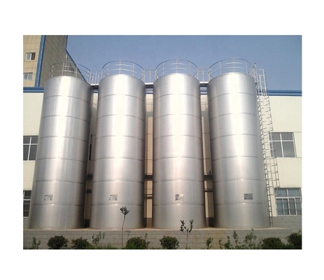 Normas de almacenamiento higiénico Silos refrigerados con agitador e indicador de nivel