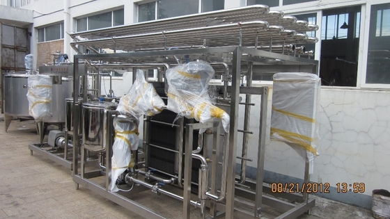 1000L/H Esterilizador de procesamiento de granjas Pasteurizador de leche para máquina de pasteurización de leche
