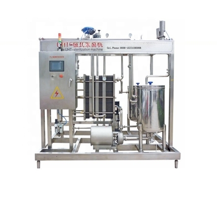 Pasteurizador para jugo de leche a presión de vapor de 0,5-0,6 MPa