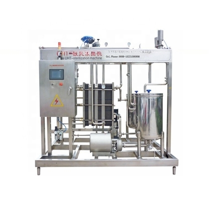 Pasteurizador para jugo de leche a presión de vapor de 0,5-0,6 MPa