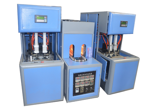 Máquina de fabricación de botellas de agua mineral de plástico de 2 cavidades semiautomática de alta capacidad con moho