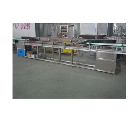 Esterilizador invertido de botellas de plástico PET con potencia de 7,5 kW y velocidad de banda de 4-20 m/min