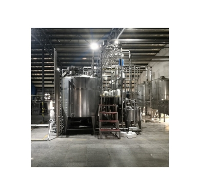 Línea de procesamiento de leche de soja variable con flexibilidad 2000 kg Producción de leche de nuez
