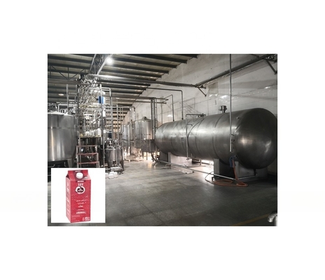 Línea de procesamiento de leche de soja variable con flexibilidad 2000 kg Producción de leche de nuez