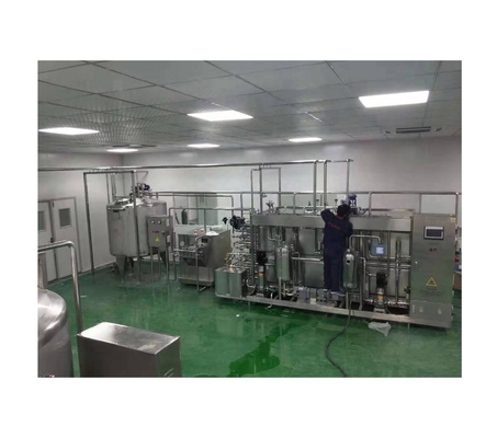 Línea de procesamiento de leche de avena pasteurizada a temperatura ultra alta continua de tensión personalizada