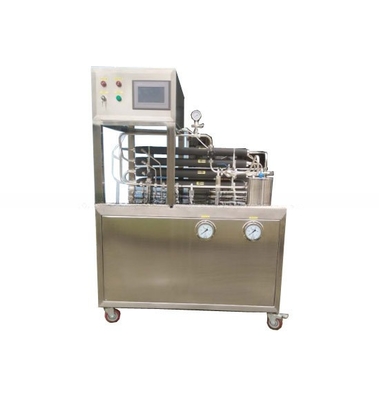 Esterilizador de laboratorio de pasta de tomate de 50 kg/h con material SUS304/SUS316 y automatización completa