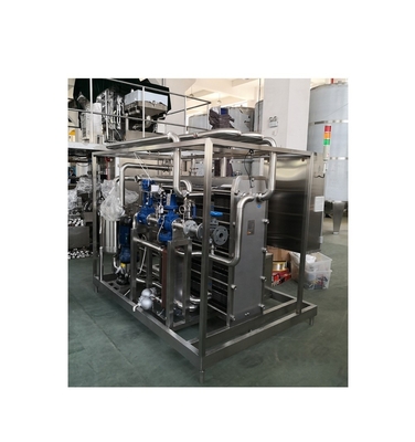 15-30 segundos Tiempo de esterilización Placa de pasteurizador de leche HTST Esterilizador de leche para leche