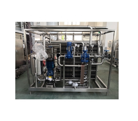 Esterilizador de yogur de granjas Esterilizador de leche tipo placa de alta capacidad 500L-5000L/H