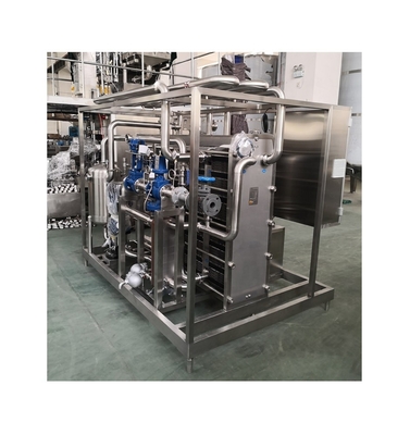 Esterilizador de yogur de granjas Esterilizador de leche tipo placa de alta capacidad 500L-5000L/H