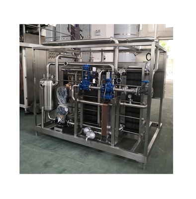 Esterilizador de yogur de granjas Esterilizador de leche tipo placa de alta capacidad 500L-5000L/H