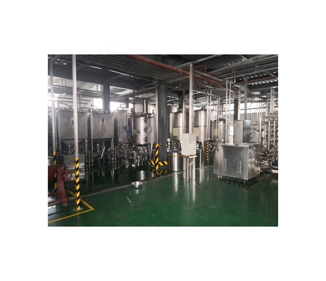 Instalación de producción de leche fresca Línea de procesamiento de leche de coco de 1000L/H con voltaje personalizado