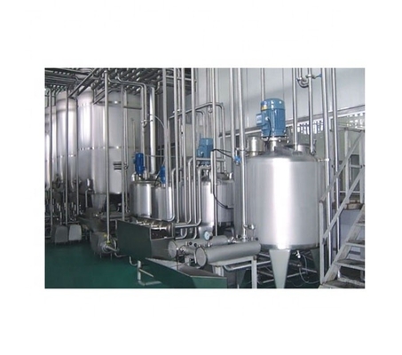 Instalación de producción de leche fresca Línea de procesamiento de leche de coco de 1000L/H con voltaje personalizado