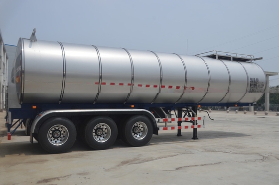 Tanque cilíndrico de transporte de leche de larga distancia de SUS304/316L con capacidad de 10000L