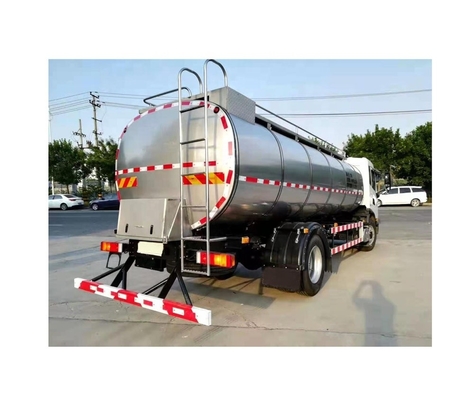 Tanque cilíndrico de transporte de leche de larga distancia de SUS304/316L con capacidad de 10000L