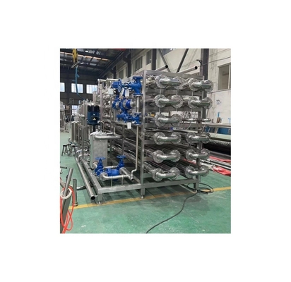 Aire comprimido 0.7MPa 4 toneladas Esterilizador de tubo en tubo para pulpa de mango